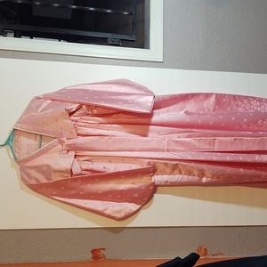 Traditional, Korean silk Hanbok handmade dress